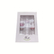 ম্যাকারন প্যাকেজিংয়ের জন্য সাদা প্লাস্টিকের ভিতরের ট্রে ক্রাফট পেপার বক্স পুনর্ব্যবহারযোগ্য 24pcs