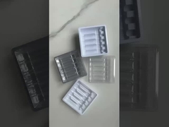 কাস্টমাইজড অ্যাম্পুল বোতল ট্রে, মেডিকেল প্যাকেজিং একবার ব্যবহারযোগ্য বুদবুদ 5 মিলি প্যাকেজিং 5 মিলি অ্যাম্পুল প্যাক