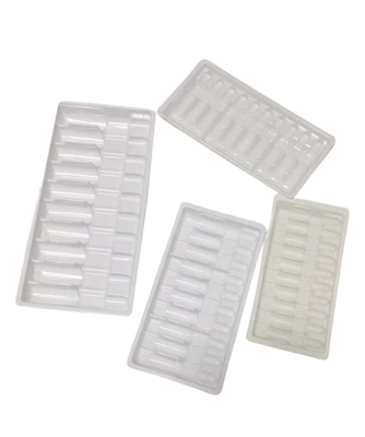 ঔষধ পিইটি ampoule tray জল ইনজেকশন ampoule tray কাস্টমাইজেশন