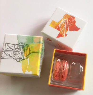 PET blister macaron box odor‑free pastry box  anti‑crush pastry box dust‑proof dessert container prevent macaron damage