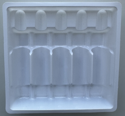 1 মিলি 2 মিলি 5 মিলি 10 মিলি 5 প্যাক ampoule tray PET ভ্যাকুয়াম ট্রে কাস্টমাইজেশন