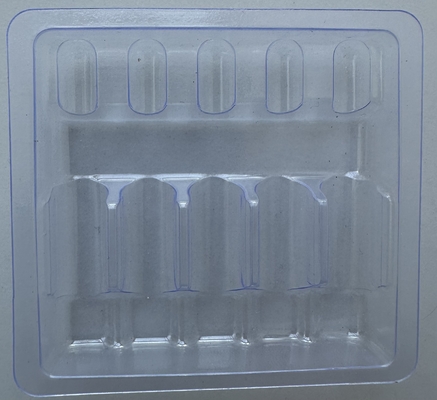 1 মিলি 2 মিলি 5 মিলি 10 মিলি 5 প্যাক ampoule tray PET ভ্যাকুয়াম ট্রে কাস্টমাইজেশন