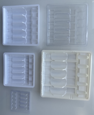 1 মিলি 2 মিলি 5 মিলি 10 মিলি 5 প্যাক ampoule tray PET ভ্যাকুয়াম ট্রে কাস্টমাইজেশন