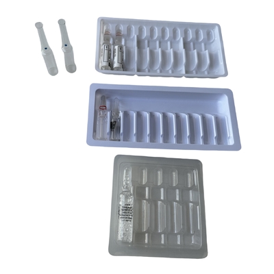 1 মিলি 2 মিলি 3 মিলি ইনজেকশন ampoules স্ব-আঠালো লেবেল পিইটি ampoules ট্রে কাস্টমাইজেশন