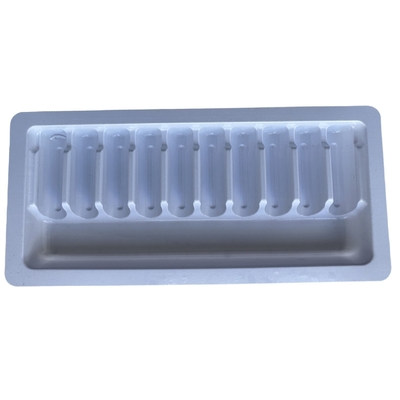 পিইটি ঘন ট্রে ঔষধ জল ইনজেকশন ampoule tray প্যাকেজিং কাস্টমাইজড পাইকারি