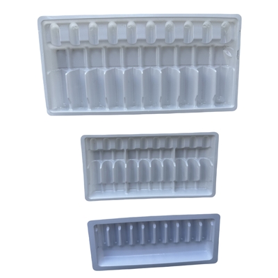 পিইটি ঘন ট্রে ঔষধ জল ইনজেকশন ampoule tray প্যাকেজিং কাস্টমাইজড পাইকারি