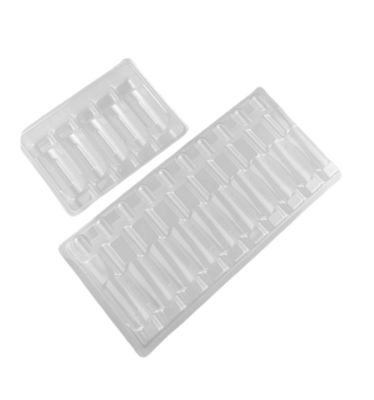 ঔষধ পিইটি ampoule tray জল ইনজেকশন ampoule tray কাস্টমাইজেশন