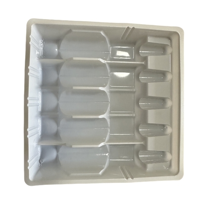 PET10ml প্যাকেজিং প্লাস্টিক বক্স আম্পুলা ট্রে কাস্টম নিরাপত্তা কী পণ্য আম্পুলা ট্রে কাস্টম