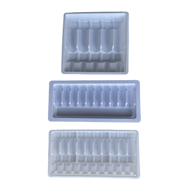 কাস্টমাইজড অ্যাম্পুল ট্রে pet10 ml প্যাকেজিং প্লাস্টিকের বাক্স কীপ্যাড পণ্য কাস্টমাইজড অ্যাম্পুল ট্রে