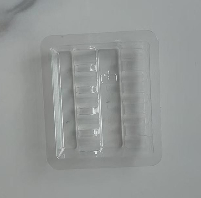 ছোট বোতল প্লাস্টিকের প্যাকেজিং ট্রে ampoule ampoule প্লাস্টিকের প্যাকেজিং ট্রে 2 ml, 3 ml, 5 ml, 10 ml