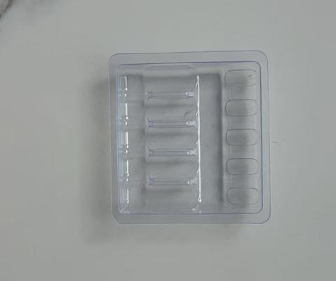 স্বচ্ছ প্লাস্টিকের ampoule ampoule 1 ml, 2 ml, 3 ml, 5 ml, 10 ml প্লাস্টিকের vial tray blister কাস্টমাইজ করা যায়