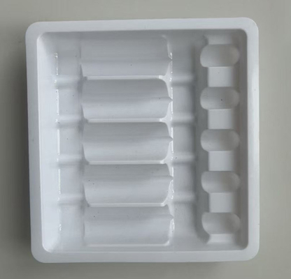 কাস্টমাইজড ampoule tray ফার্মাসিউটিক্যাল প্যাকেজিং একবার ব্যবহারযোগ্য ব্লাস্টার 5ml ampoule প্যাকেজিং 5ml ফার্মাসিউটিক্যাল প্যাকেজিং 5ml