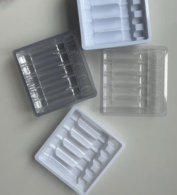 কাস্টমাইজড ampoule tray, ফার্মাসিউটিক্যাল প্যাকেজিং একবার ব্যবহারযোগ্য blister 5ml ampoule packaging 5ml pharmaceutical packaging 5ml