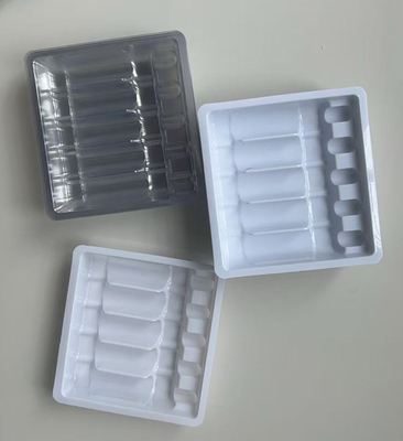 কাস্টমাইজড 5 * 5 মিলি ampoules প্লাস্টিক ভিতরে 2 * 10 মিলি জল ইনজেকশন মৌখিক তরল Xylin বোতল ট্রে Blister বক্স