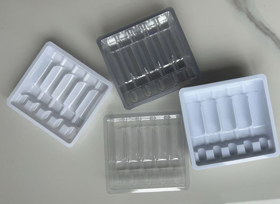 কাস্টমাইজড 5 * 5 মিলি ampoules প্লাস্টিক ভিতরে 2 * 10 মিলি জল ইনজেকশন মৌখিক তরল Xylin বোতল ট্রে Blister বক্স