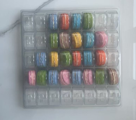পাইকারি ম্যাকারন বক্স প্যাকেজিং 12pcs এমবসডিং মুদ্রণ হ্যান্ডলিং