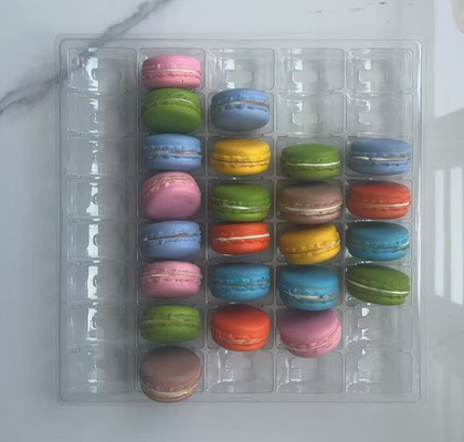 পাইকারি ম্যাকারন বক্স প্যাকেজিং 12pcs এমবসডিং মুদ্রণ হ্যান্ডলিং