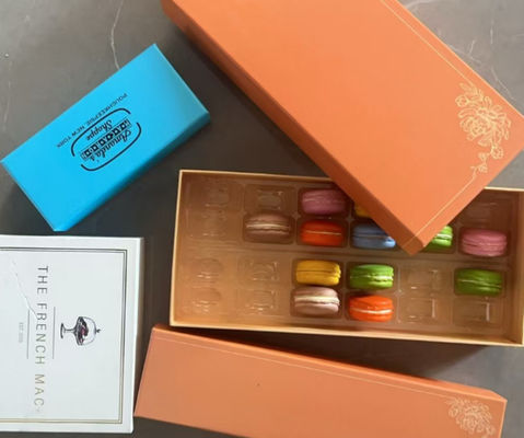 ম্যাকারন কাগজের বাক্সের মোড়ক, ম্যাকারন প্লাস্টিকের মোড়ক