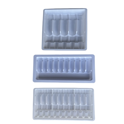 পিইটি অ্যাম্পুল ট্রে কাস্টমাইজেশন পাইকারি 1ml 2ml 5ml 10ml অ্যাম্পুল ট্রে কাস্টমাইজেশন একাধিক স্পেসিফিকেশন
