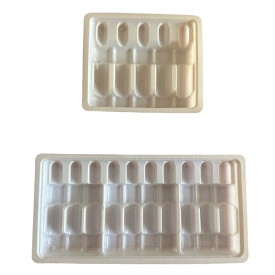 কাস্টমাইজড ড্রাগ ampoule ট্রে 1ml 2ml 5ml 10m জল ইনজেকশন পিইটি ampoule ট্রে পাইকারি কাস্টমাইজেশন