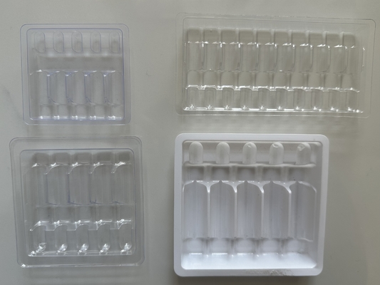 প্লাস্টিকের ভলিউল Ampoule Blister Tray ঔষধ প্যাকেজিং 2ml 3ml 5ml 10ml