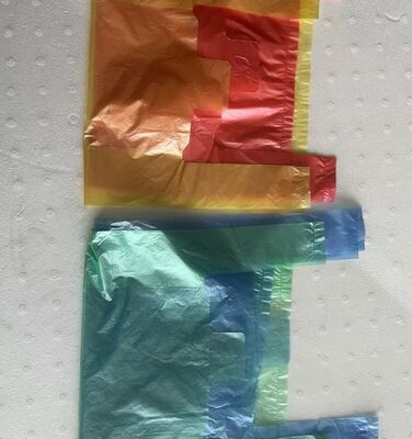 সুপারমার্কেটের জন্য উচ্চ প্রভাব প্রতিরোধ ক্ষমতা এবং পুনর্ব্যবহারযোগ্য কাস্টমাইজড লোগো HDPE শপিং ব্যাগ