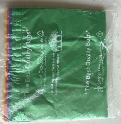 Customized HDPE Portable Plastic Bag with High Impact Resistance and Recyclable Material