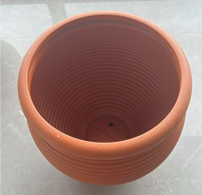Modern PE Coated Plastic Flower Pot in Multiple Sizes for Indoor and Outdoor Use