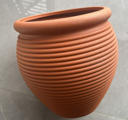 Modern PE Coated Plastic Flower Pot in Multiple Sizes for Indoor and Outdoor Use
