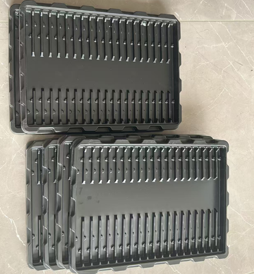 Customized Black Eco-friendly Anti-static Blister Tray for Electronic Components