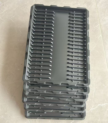 Customized Black Eco-friendly Anti-static Blister Tray for Electronic Components