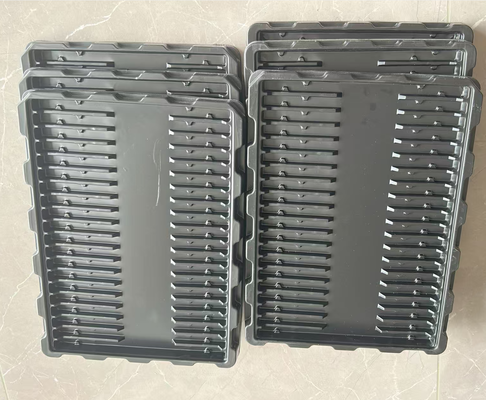 Customized Black Eco-friendly Anti-static Blister Tray for Electronic Components