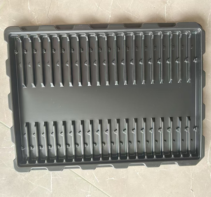 Customized Design Transparent PET Eco-friendly Anti-static Plastic Blister Tray for Electronic Components