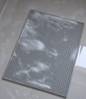 EPP Bathroom Mat with Premium Eco-friendly Virgin EPP Material, High-efficiency Anti-slip & Drainage Structure, and Easy to Clean & Resistant to Grime Build-up