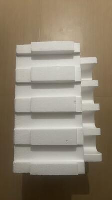 ভঙ্গুর আইটেমগুলির জন্য বড় আকারের শক শোষক কাস্টমাইজযোগ্য ইপিএস ফোম প্যাকেজিং পরিবেশ বান্ধব পরিবহন সুরক্ষা